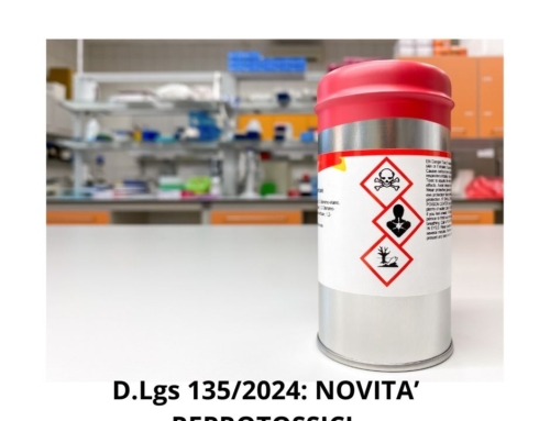 D.LGS. 135/2024 NOVITÀ SU AGENTI CANCEROGENI/MUTAGENI E REPROTOSSICI